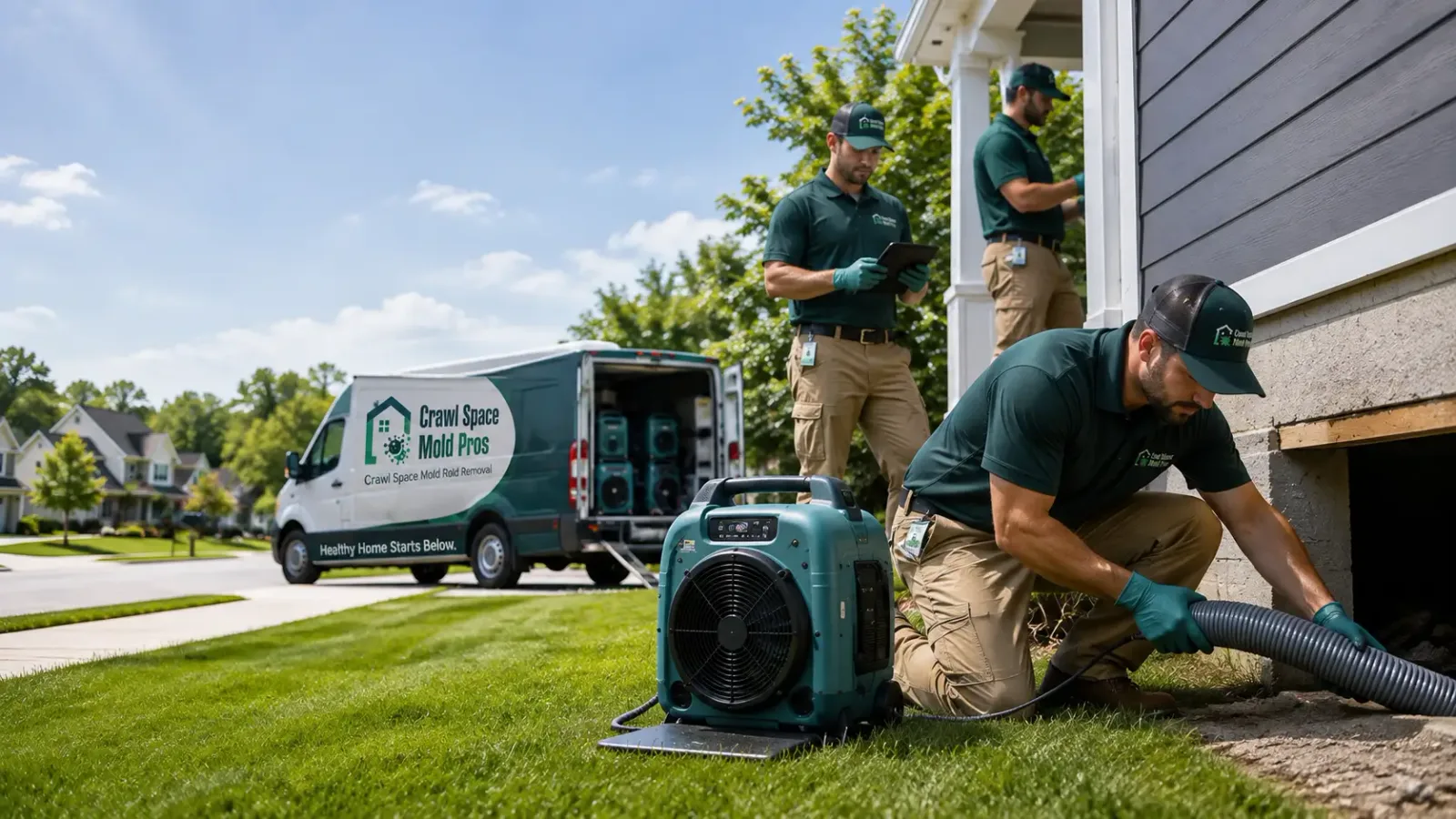 Crawl Space Mold Removal in Douds, IA